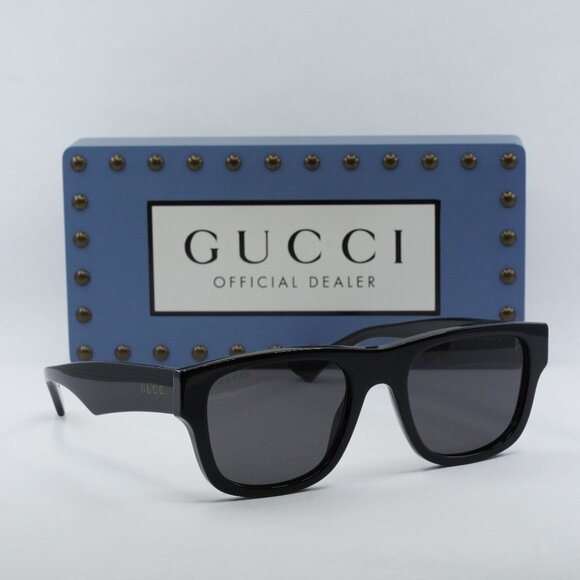 Final Price! Gucci GG1427S 001 Black/Grey Sunglasses - Picture 8 of 10